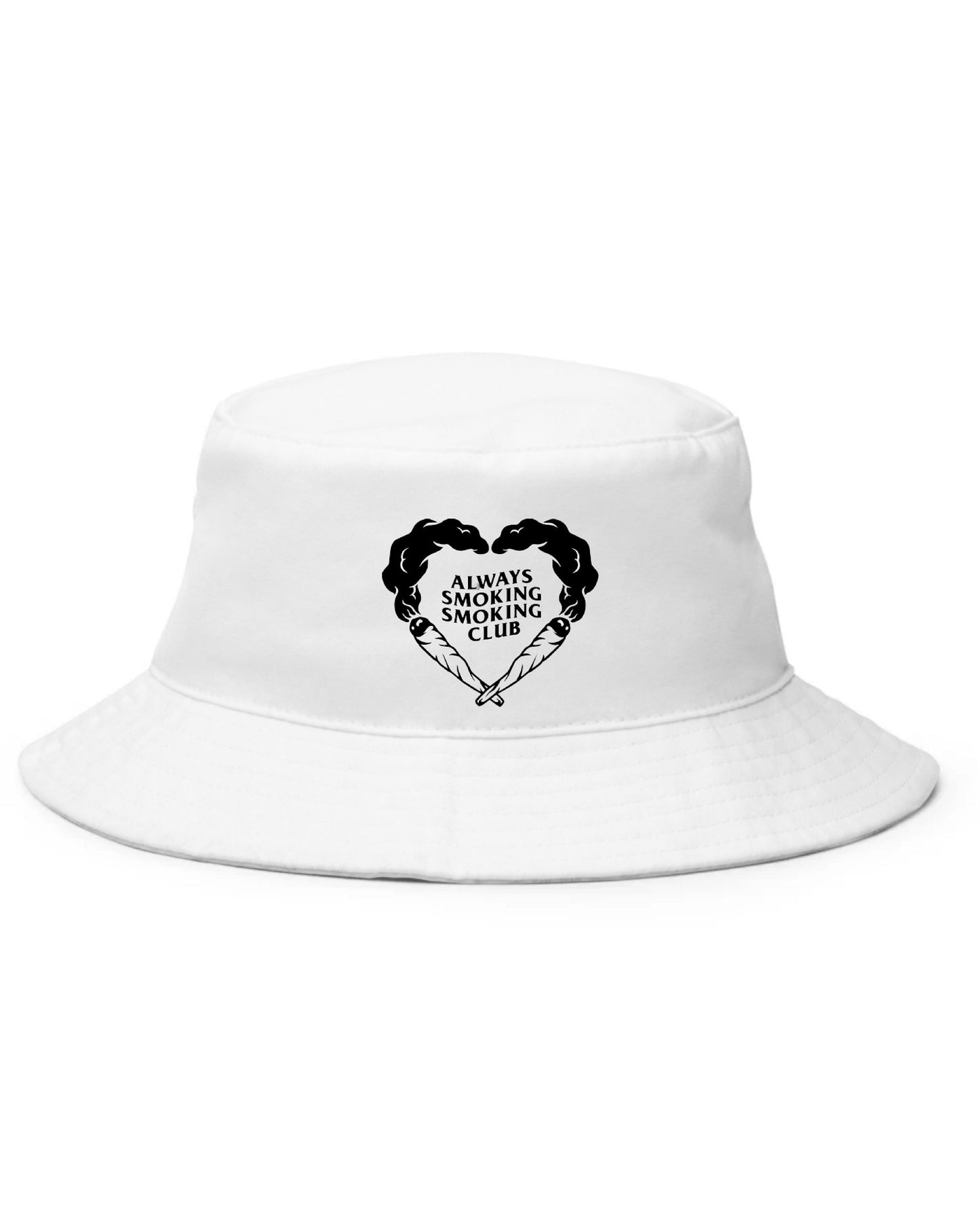 Professional Smoker Bucket Hat White/Black